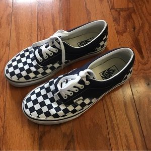 Vans Checkerboard Navy Blue White